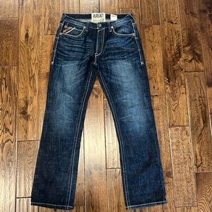 Men’s Ariat dark denim slim straight M5 35/34 jeans